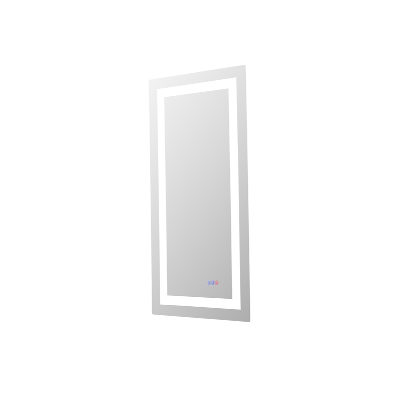 Elegant Kitchen And Bath Riven 60X42 Led Mirror in Silver