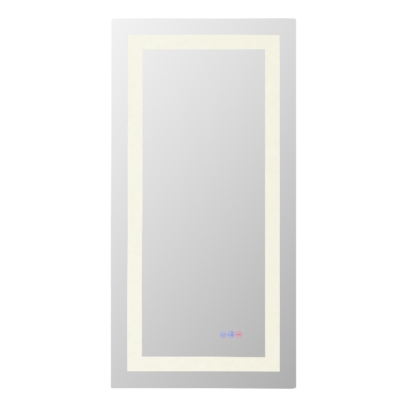 Elegant Kitchen And Bath Riven 60X42 Led Mirror in Silver