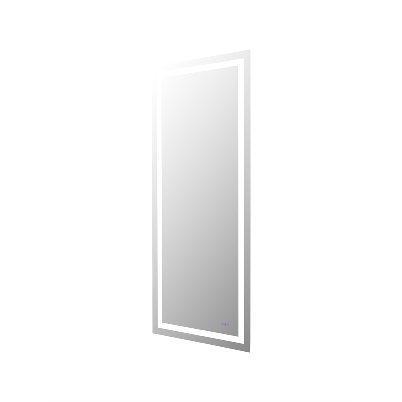 Elegant Kitchen And Bath Riven 72X42 Led Mirror in Silver
