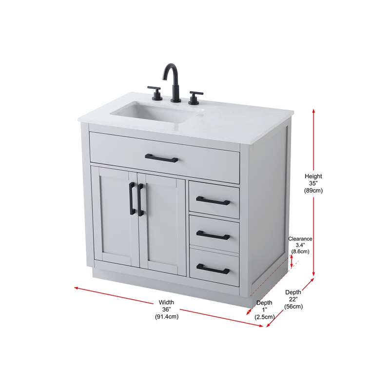 Elegant Kitchen And Bath Alden 36