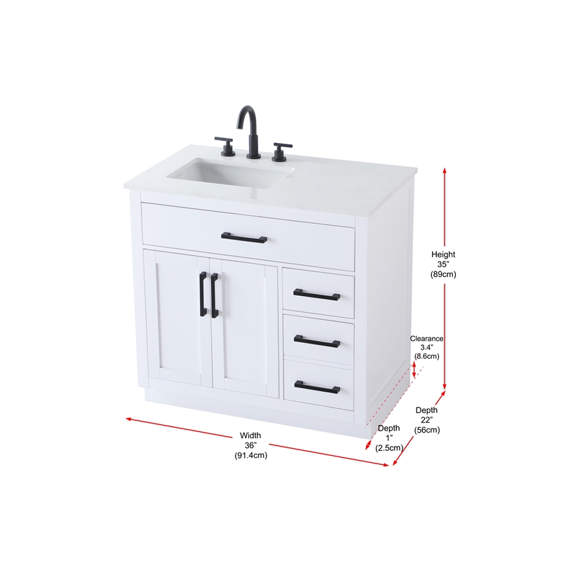 Elegant Kitchen And Bath Alden 36
