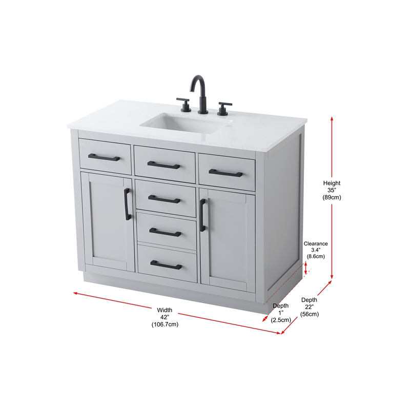 Elegant Kitchen And Bath Alden 42