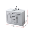 Elegant Kitchen And Bath Alden 42