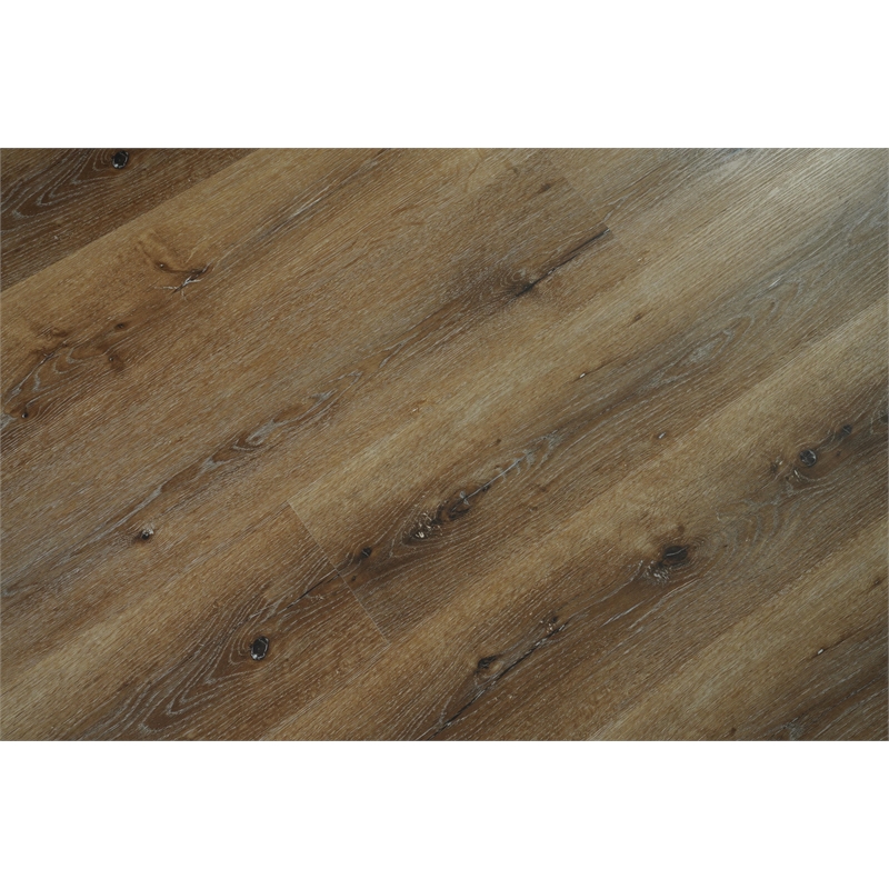 Elegant Kitchen And Bath Luxury Vinyl Flooring in Hickory Oak