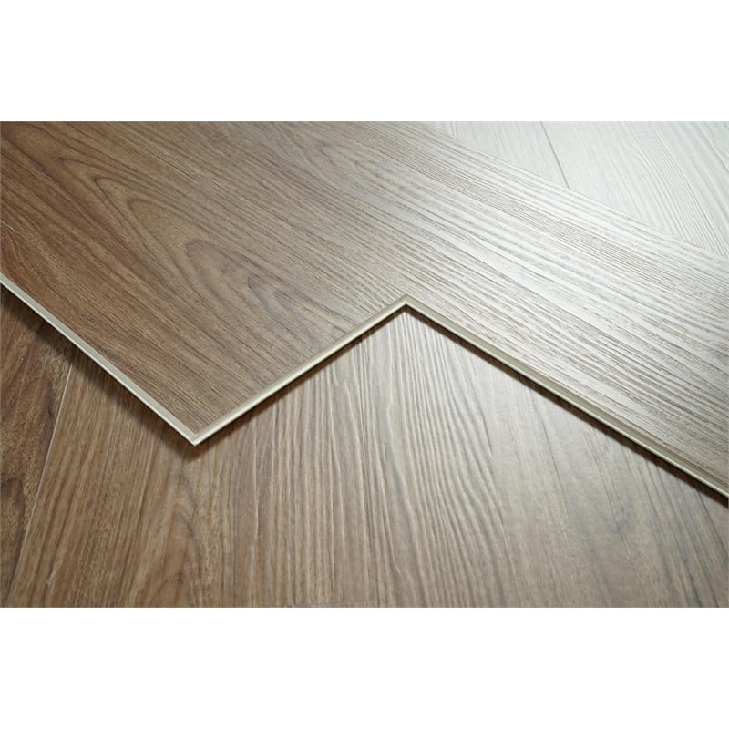Elegant Kitchen And Bath Luxury Vinyl Flooring in Walnut Oak