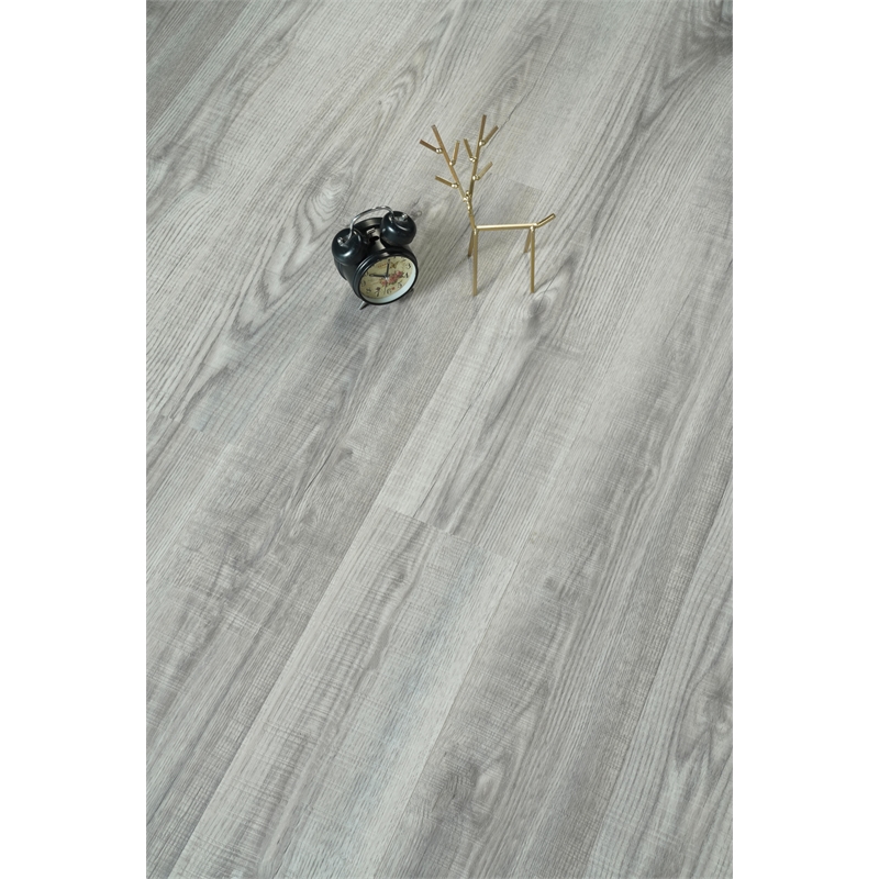Elegant Kitchen And Bath Luxury Vinyl Flooring in Fossil Oak Grey