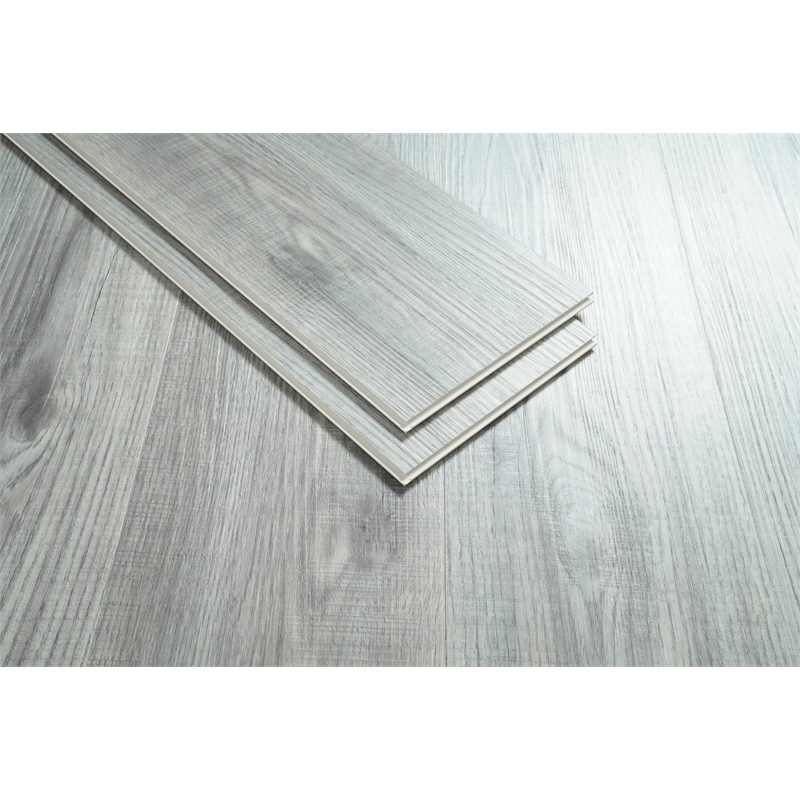 Elegant Kitchen And Bath Luxury Vinyl Flooring in Fossil Oak Grey