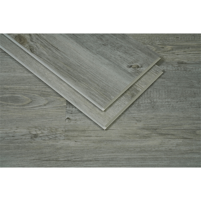 Elegant Kitchen And Bath Luxury Vinyl Flooring in Ash Grey