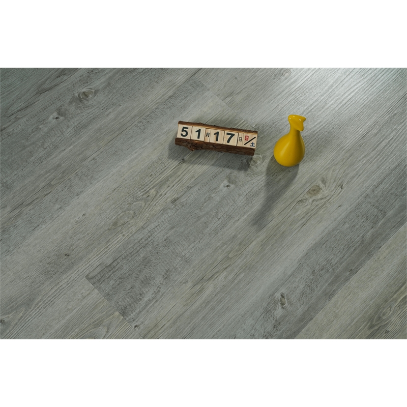 Elegant Kitchen And Bath Luxury Vinyl Flooring in Ash Grey