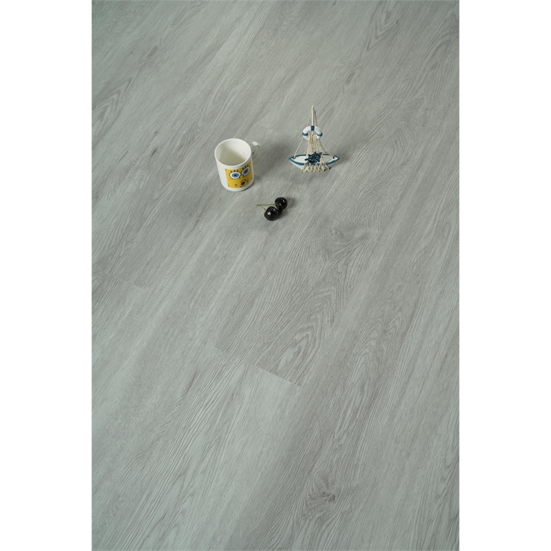 Elegant Kitchen And Bath Luxury Vinyl Flooring in Pearl Grey