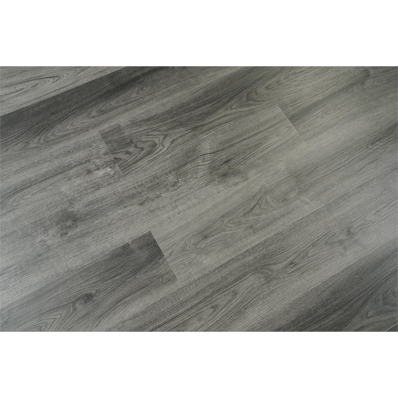 Elegant Kitchen And Bath Luxury Vinyl Flooring in Shadow Oak Grey
