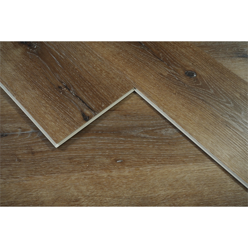 Elegant Kitchen And Bath Luxury Vinyl Flooring in Hickory Oak