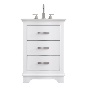 Elegant Kitchen And Bath Knox 24&quot Single Bathroom Vanity in White