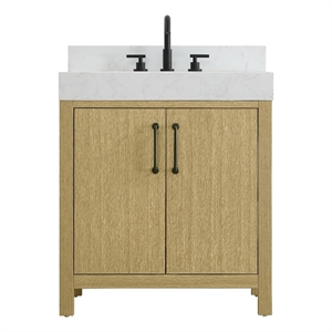 Elegant Kitchen and Bath 30&quot Single Bathroom Vanity in Honey Brown
