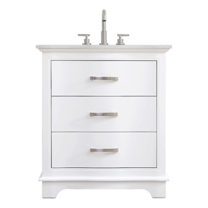 Elegant Kitchen and Bath Knox 30&quot Single Bathroom Vanity in White
