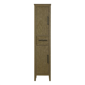 Elegant Kitchen and Bath 16&quot Bath Storage Cabinet in Chestnut Brown