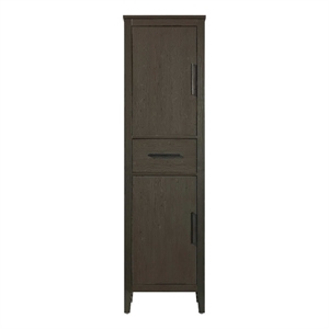 Elegant Kitchen and Bath 20&quot Bath Storage Cabinet in Mocha Brown