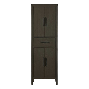 Elegant Kitchen and Bath 24&quot Bath Storage Cabinet in Mocha Brown