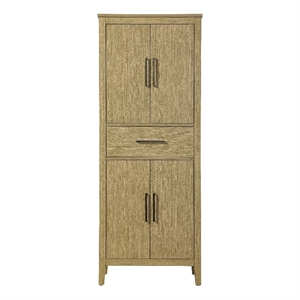 Elegant Kitchen and Bath 28&quot Bath Storage Cabinet in Honey Brown
