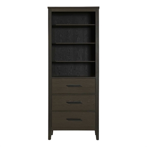 Elegant Kitchen and Bath 28&quot Open Shelving Bath Storage Cabinet in Mocha Brown