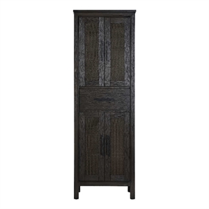 Elegant Kitchen and Bath 24&quot Bath Storage Cabinet in Chocolate Oak