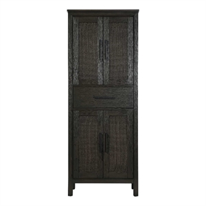 Elegant Kitchen and Bath 28&quot Bath Storage Cabinet in Chocolate Oak