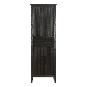 Elegant Kitchen and Bath 24&quot Bath Storage Cabinet in Chocolate Oak