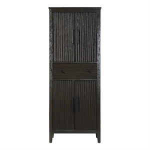 Elegant Kitchen and Bath 28&quot Bath Storage Cabinet in Chocolate Oak
