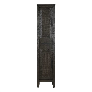 Elegant Kitchen and Bath 16&quot Bath Storage Cabinet in Chocolate Oak