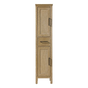 Elegant Kitchen and Bath 16&quot Bath Storage Cabinet in Linen Oak