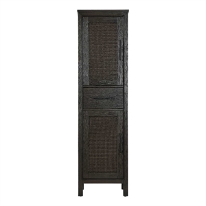 Elegant Kitchen and Bath 20&quot Bath Storage Cabinet in Chocolate Oak