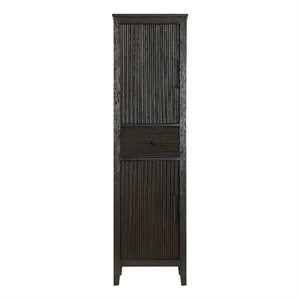Elegant Kitchen and Bath 20&quot Bath Storage Cabinet in Chocolate Oak