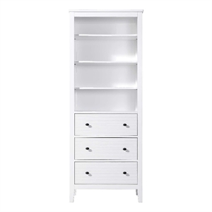 Elegant Kitchen and Bath 28&quot Open Shelving Bath Storage Cabinet in White