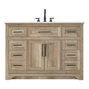 Elegant Kitchen and Bath 48&quot Single Bathroom Vanity in Natural Oak