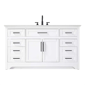 Elegant Kitchen and Bath 60&quot Single Bathroom Vanity in White