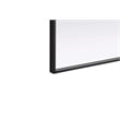 Elegant Kitchen and Bath Notched Metal Mirror 22X30