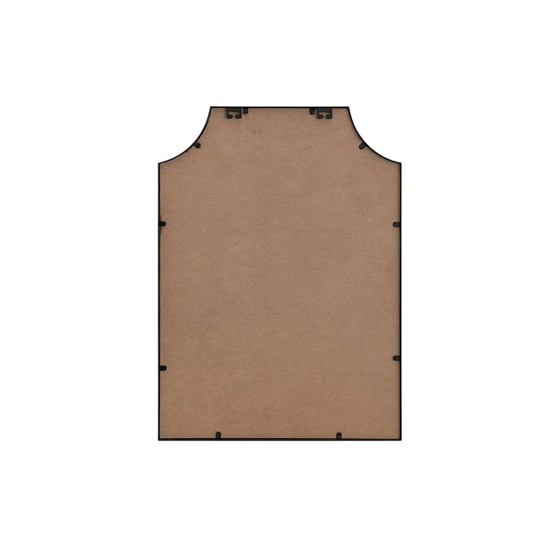 Elegant Kitchen and Bath Notched Metal Mirror 22X30