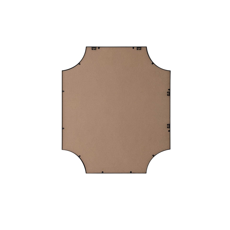 Elegant Kitchen and Bath Notched Metal Mirror 36X42