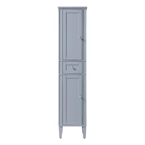 Elegant Kitchen and Bath 16&quot Bath Storage Cabinet in Grey