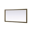 Elegant Kitchen and Bath Noah Rectangle Wood Mirror 72 X 36 in Hazel Oak