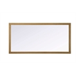 Elegant Kitchen and Bath Noah Rectangle Wood Mirror 72 X 36 in Honey Teak