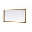 Elegant Kitchen and Bath Noah Rectangle Wood Mirror 72 X 36 in Honey Teak