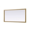Elegant Kitchen and Bath Noah Rectangle Wood Mirror 72 X 36 in Linen Oak