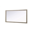 Elegant Kitchen and Bath Noah Rectangle Wood Mirror 72 X 36 in Natural Oak