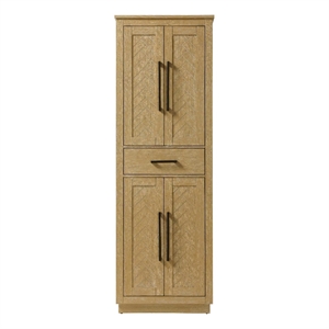 Elegant Kitchen and Bath 24&quot Bath Storage Cabinet in Linen Oak