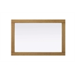 Elegant Kitchen and Bath Noah Rectangle Wood Mirror 24 X 36 in Honey Teak