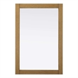 Elegant Kitchen and Bath Noah Rectangle Wood Mirror 24 X 36 in Honey Teak