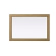 Elegant Kitchen and Bath Noah Rectangle Wood Mirror 24 X 36 in Linen Oak