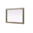 Elegant Kitchen and Bath Noah Rectangle Wood Mirror 24 X 36 in Natural Oak