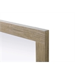 Elegant Kitchen and Bath Noah Rectangle Wood Mirror 24 X 36 in Natural Oak